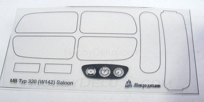 Набор фототравления для Мерседес 320. Основной набор МД035249
