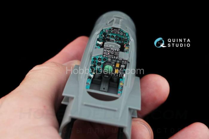 3D Декаль интерьера кабины МиГ-31Б 1/48 QD48027