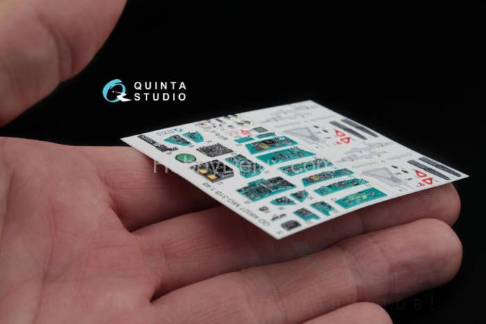 3D Декаль интерьера кабины МиГ-31Б 1/48 QD48027