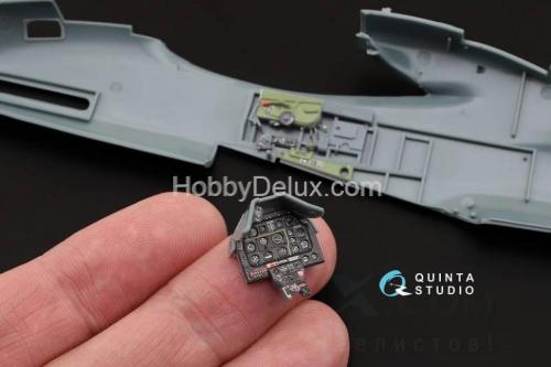 3D Декаль интерьера кабины P-51D поздний для модели Eduard