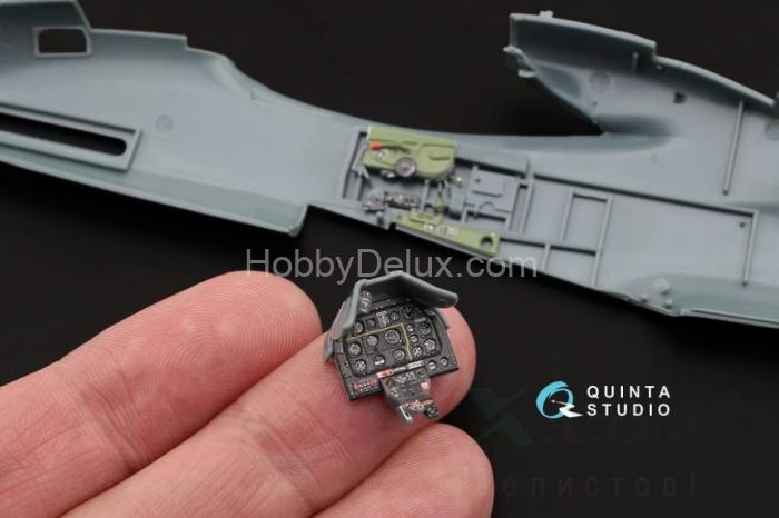 3D Декаль интерьера кабины P-51D поздний для модели Eduard QD48069
