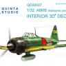 3D Декаль интерьера кабины A6M5 Nakajima prod. для модели Tamiya QD32027