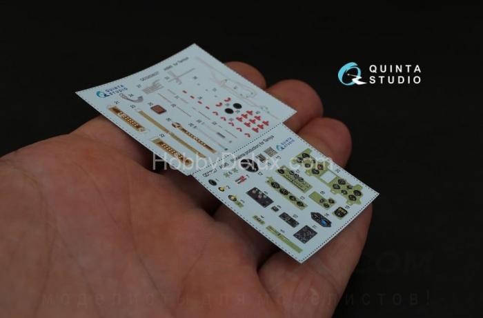 3D Декаль интерьера кабины A6M5 Nakajima prod. для модели Tamiya QD32027