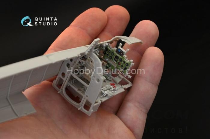 3D Декаль интерьера кабины A6M5 Nakajima prod. для модели Tamiya QD32027