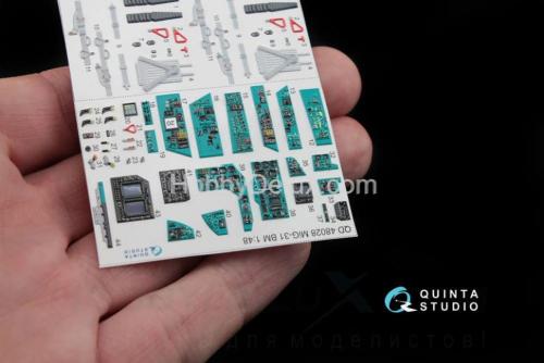 3D Декаль интерьера кабины МиГ-31БМ