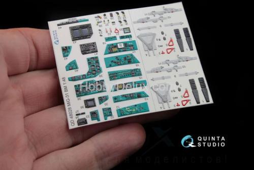 3D Декаль интерьера кабины МиГ-31БМ