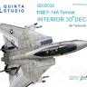 3D Декаль интерьера кабины F-14A для модели Tamiya QD32032