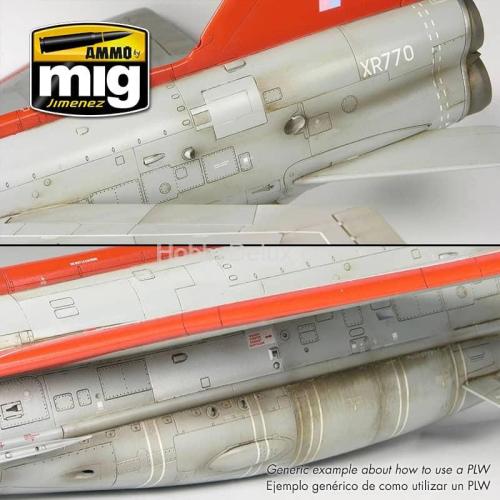 Ammo Mig AMIG1618 Смывка PLW DEEP BROWN (смывка для стыков панелей, глубокий коричневый цвет)