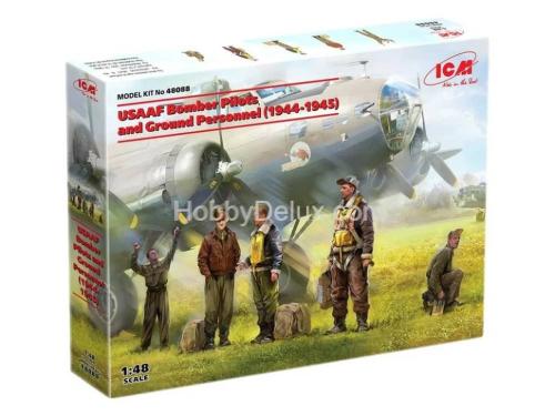 Пилоты и техники бомбардировочной авиации США (1944-1945г.)