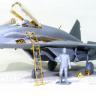 Стремянка и колодки на МиГ-29СМТ от Звезды (1:72) МД072213