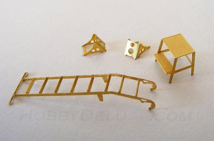 Стремянка и колодки на МиГ-29СМТ от Звезды (1:72) МД072213