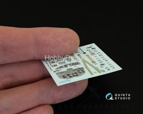 3D Декаль интерьера кабины Ил-2 одноместный  для модели Звезда