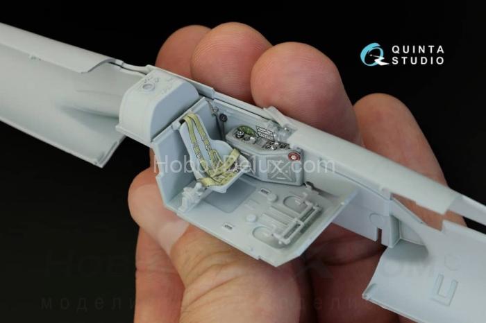 3D Декаль интерьера кабины Ил-2 одноместный  для модели Звезда QD48072