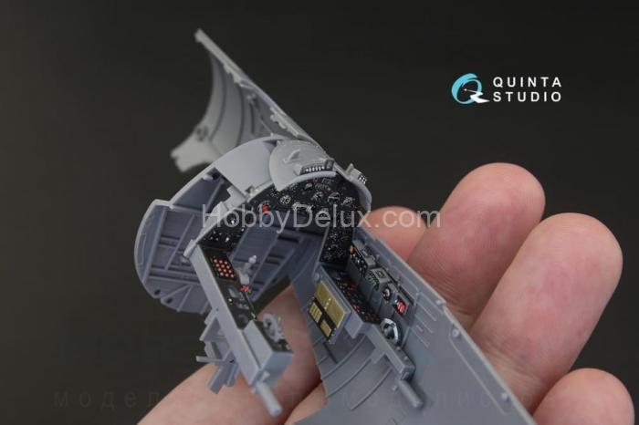 3D Декаль интерьера кабины F4U-1A Corsair для модели Tamiya QD32040