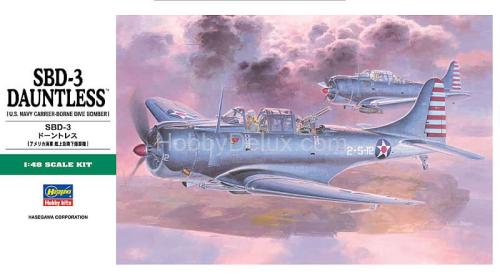 Палубный пикирующий бомбардировщик ВМС США SBD-3 DAUNTLESS