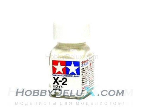Краска эмалевая Tamiya - X-2 White 80002