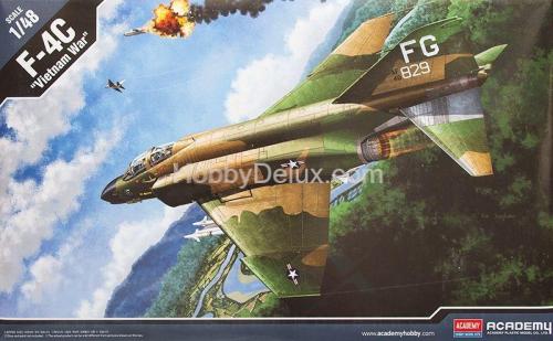 Сборная модель Academy 1/48 F-4C Phantom II 'Vietnam War'