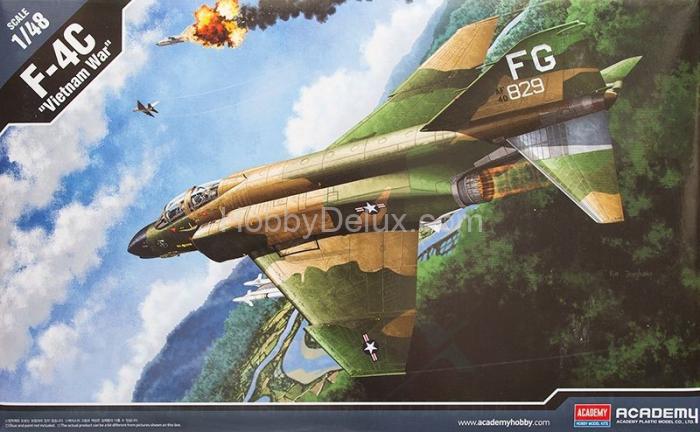 Сборная модель Academy 1/48 F-4C Phantom II 'Vietnam War' AC12294