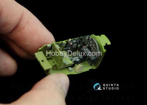 3D Декаль интерьера кабины P-38F