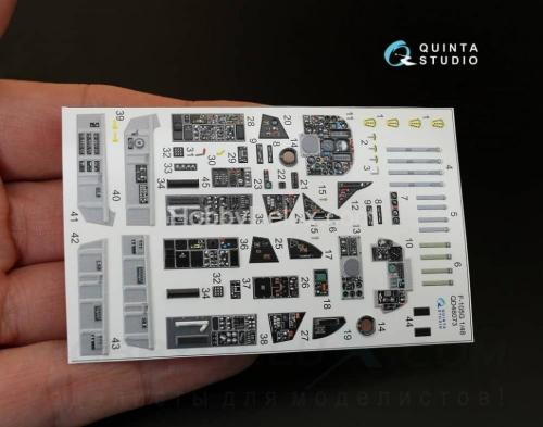 3D Декаль интерьера кабины F-105G  для модели HobbyBoss