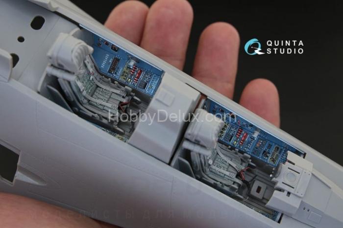 3D Декаль интерьера кабины Су-30МКК для модели Трубач QD32041