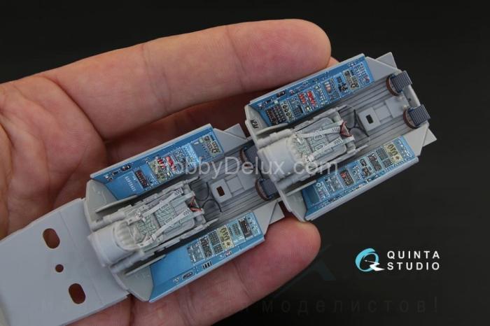 3D Декаль интерьера кабины Су-30МКК для модели Трубач QD32041