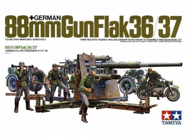 88 мм пушка Gun Flak 36/37 35017