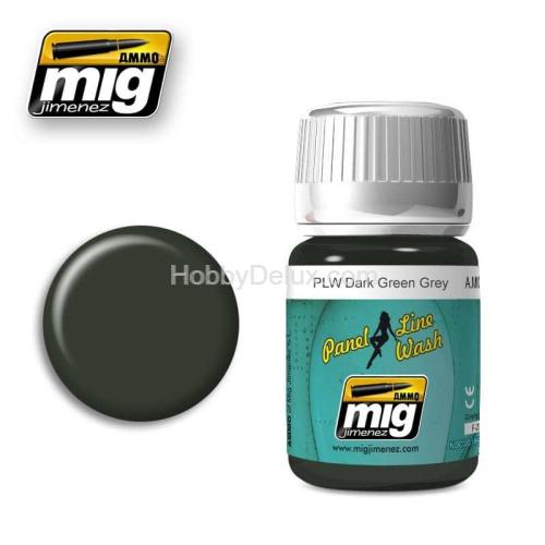 Ammo Mig AMIG1611 Смывка PLW BLACK NIGHT (смывка для стыков панелей, цвет "чёрная ночь")
