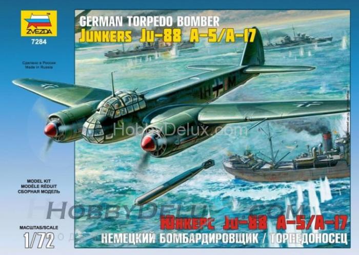 Немецкий бомбардировщик/торпедоносец Ju-88 А-17/А-5 ZV7284