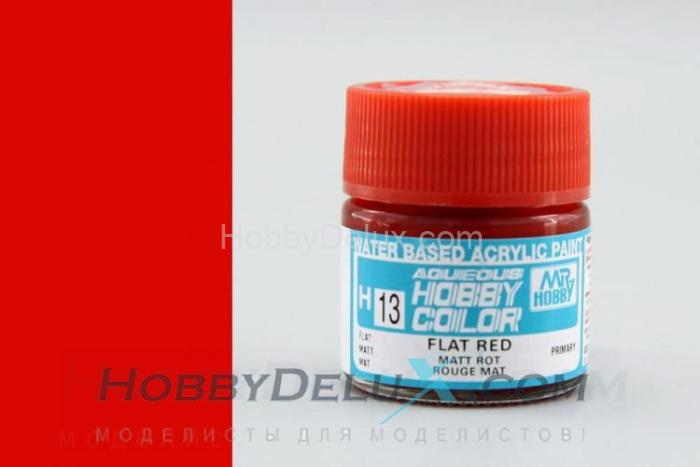 Краска акриловая Hobby Color - H013 Flat Red H13