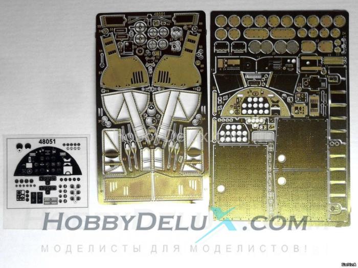 Набор для деталировки сборной модели И-185 GON48051