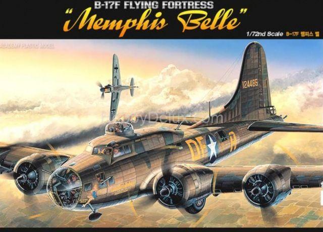 Сборная модель Academy 1/72 B-17F Flying Fortess "Memphis Belle" AC12495