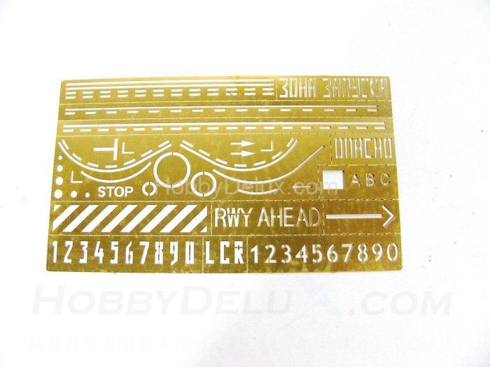 Трафарет для разметки гражданского аэродрома (1:144) МД144205