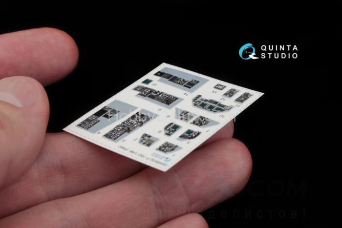 3D Декаль интерьера кабины F-16D QD48032