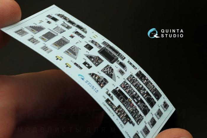 3D Декаль интерьера кабины F-14D  для модели AMK QD48074