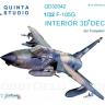 3D Декаль интерьера кабины F-105G для модели Трубач QD32042