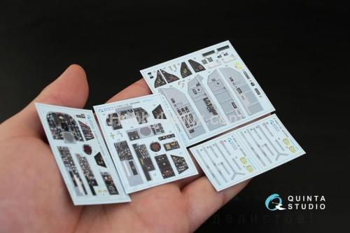 3D Декаль интерьера кабины F-105G для модели Трубач