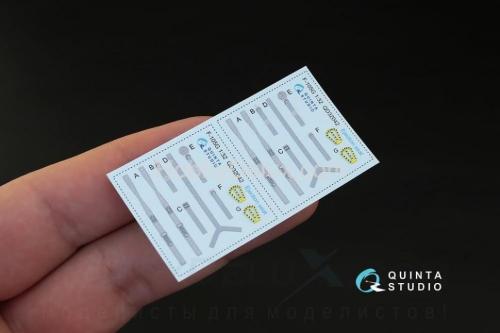 3D Декаль интерьера кабины F-105G для модели Трубач