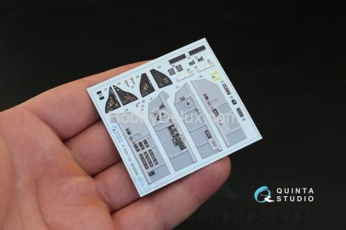 3D Декаль интерьера кабины F-105G для модели Трубач