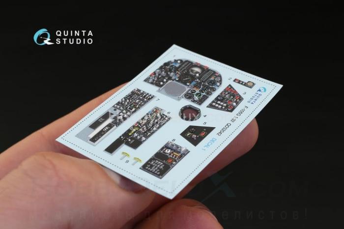 3D Декаль интерьера кабины F-105G для модели Трубач QD32042