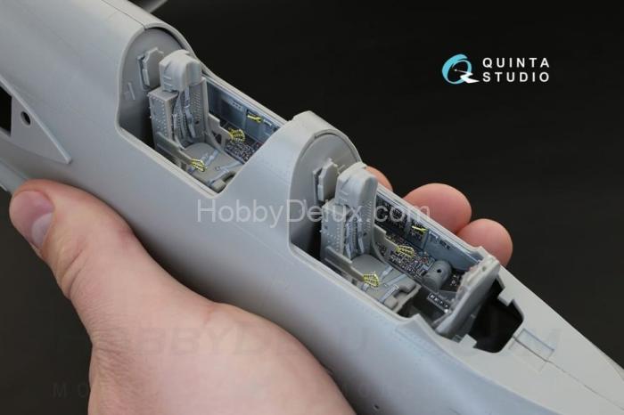 3D Декаль интерьера кабины F-105G для модели Трубач QD32042