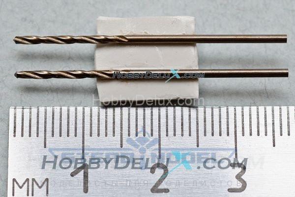 Сверло спиральное с цилиндрическим хвостовиком 1,15мм(2 шт.) HDD-115