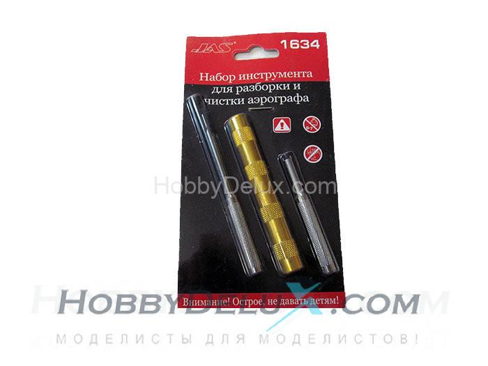 Набор для разборки и чистки аэрографа, 3 предмета JAS1634
