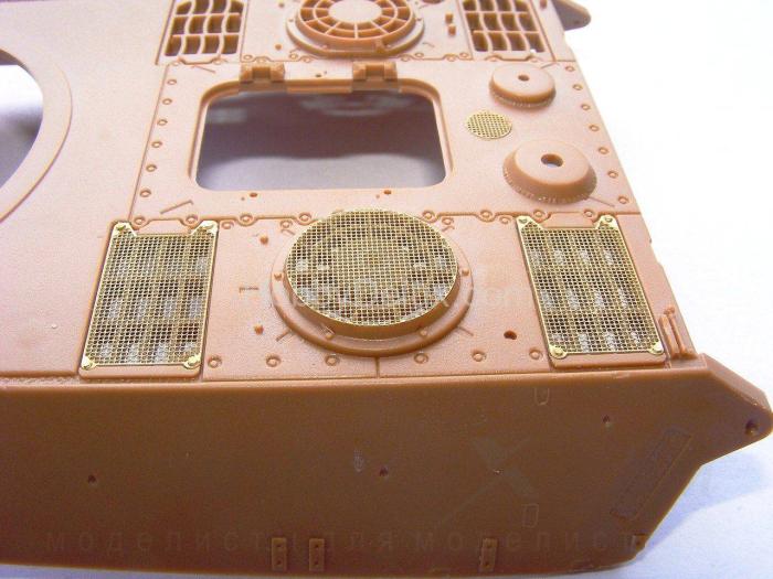 Набор фототравления для Sd.Kfz.182 KingTiger. Сетки МД035244