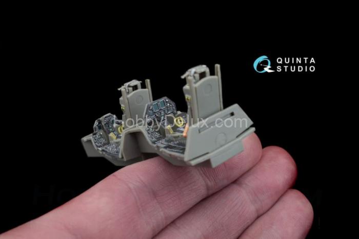 3D Декаль интерьера кабины F-16I Kinetic QD48033
