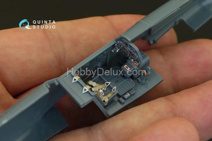 3D Декаль интерьера кабины Bf-109G-2  для модели Eduard QD48075