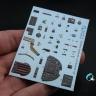 3D Декаль интерьера кабины Spitfire Mk. II для модели Revell QD32043