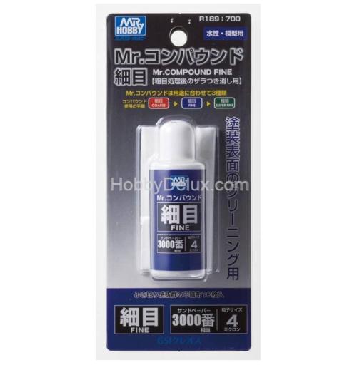R189 Mr.Hobby Абразивная паста Mr.Compound FINE 3000, 25мл.