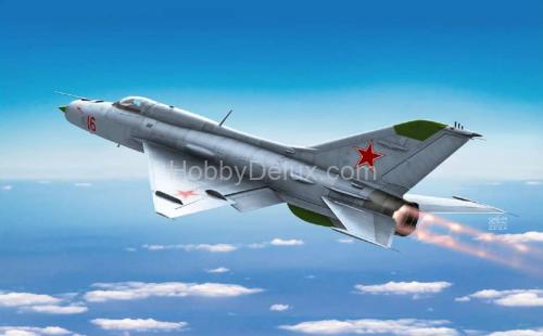 Сборная модель самолета МиГ-21ПФ