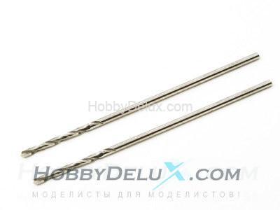 Сверло спиральное с цилиндрическим хвостовиком 1,1мм (2 шт.)